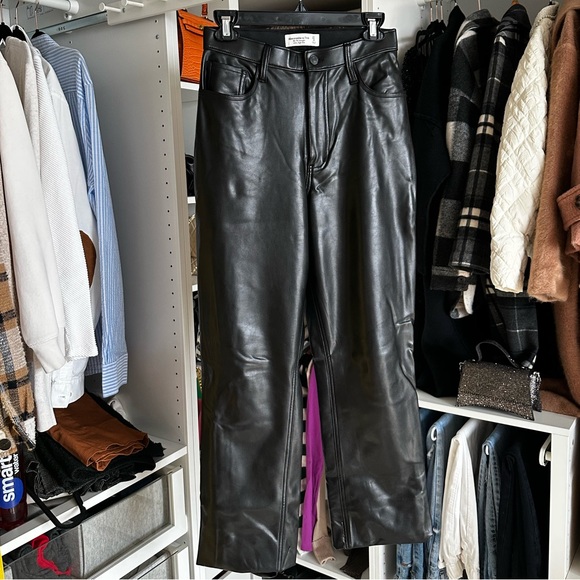 Abercrombie & Fitch Pants & Jumpsuits Abercrombie Leather Pants